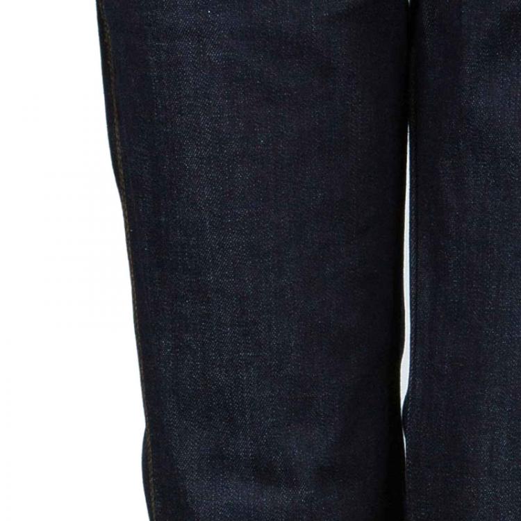 Pre Owned Tory Burch Blue Denim High Waist Flare Jeans S