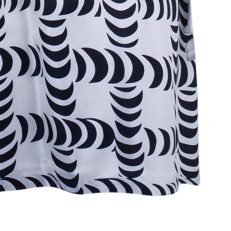 Pre Owned Tory Burch Shirley Crescent-Print Dress L