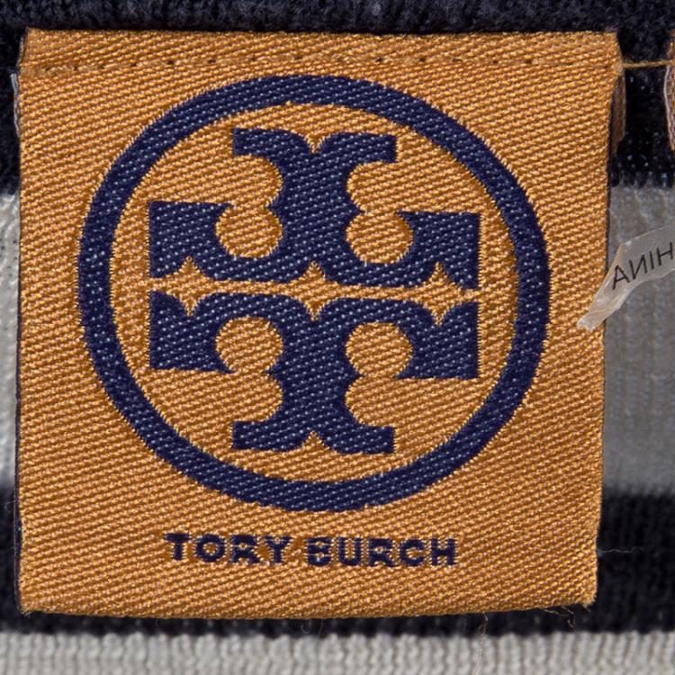 Pre Owned Tory Burch Multicolor Striped Sweater S
