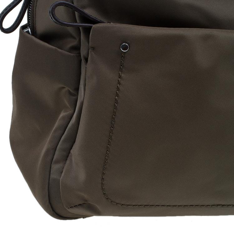 Pre Owned Tumi Fatigue Green Nylon Voyageur Geneva Carry All Bag