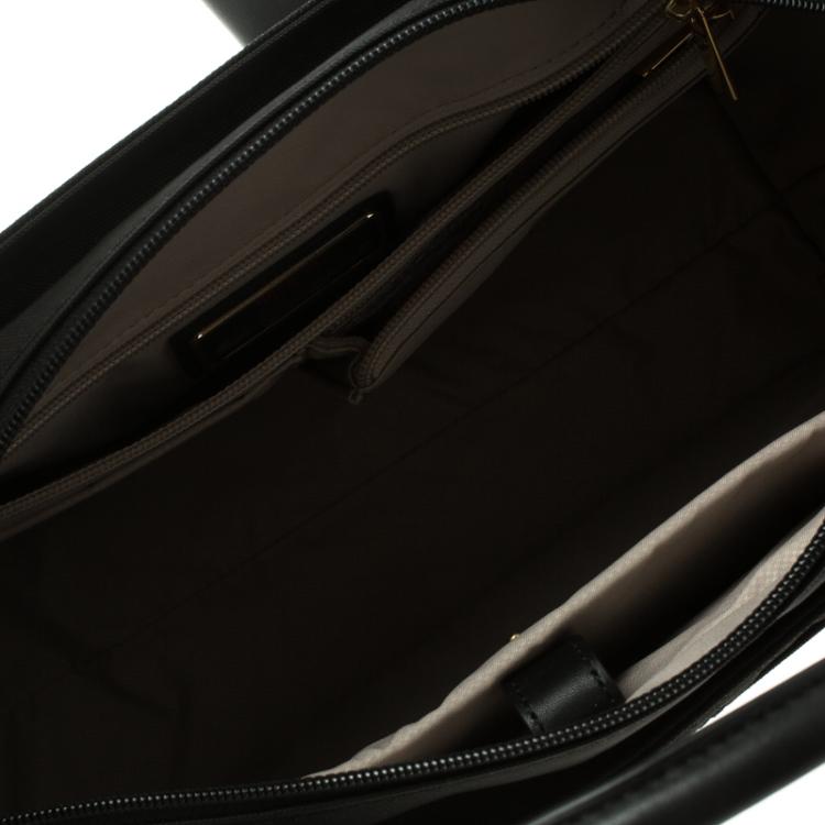 Pre Owned Tumi Black Nylon Small Tanya Tote
