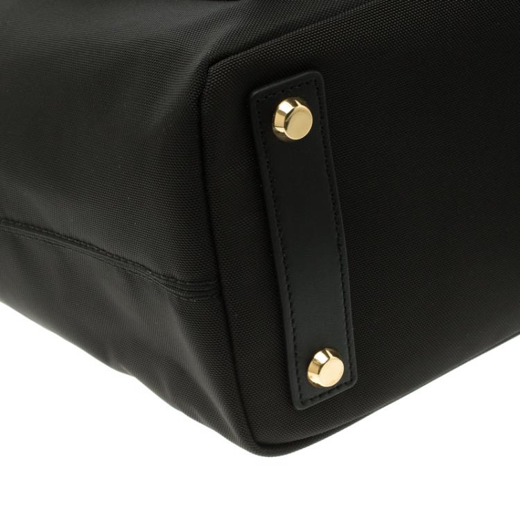 Pre Owned Tumi Black Nylon Small Tanya Tote