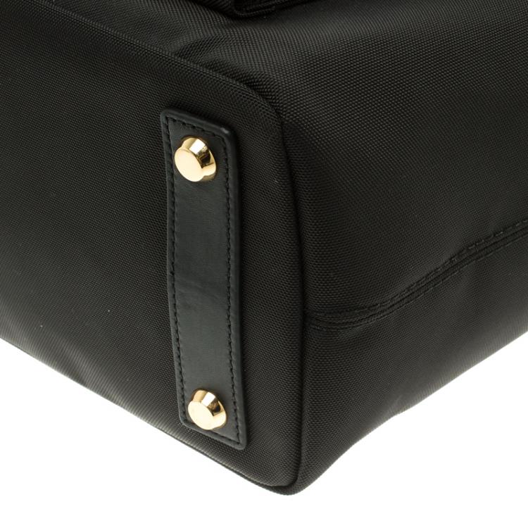 Pre Owned Tumi Black Nylon Small Tanya Tote