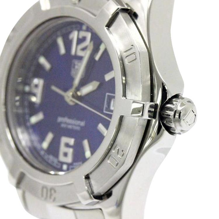 Pre Owned Tag Heuer Blue Stainless Steel 2000 Women's Wristwatch 28MM