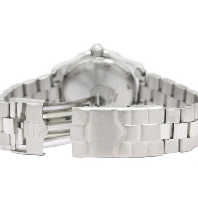 Pre Owned Tag Heuer Blue Stainless Steel 2000 Women's Wristwatch 28MM