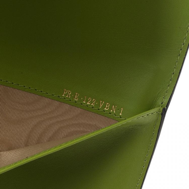 Pre Owned Valentino Green Leather iPad Case