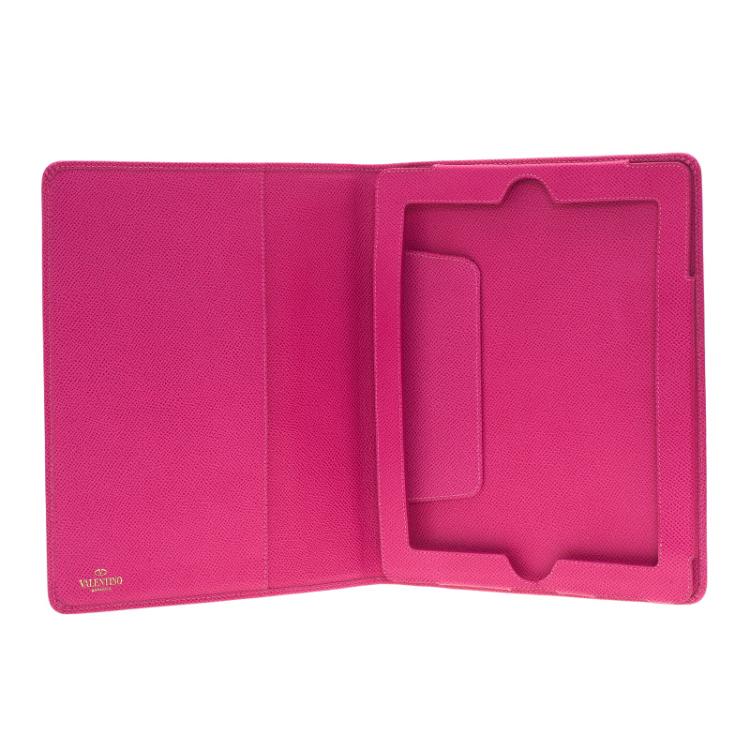 Pre Owned Valentino Pink Leather iPad Case