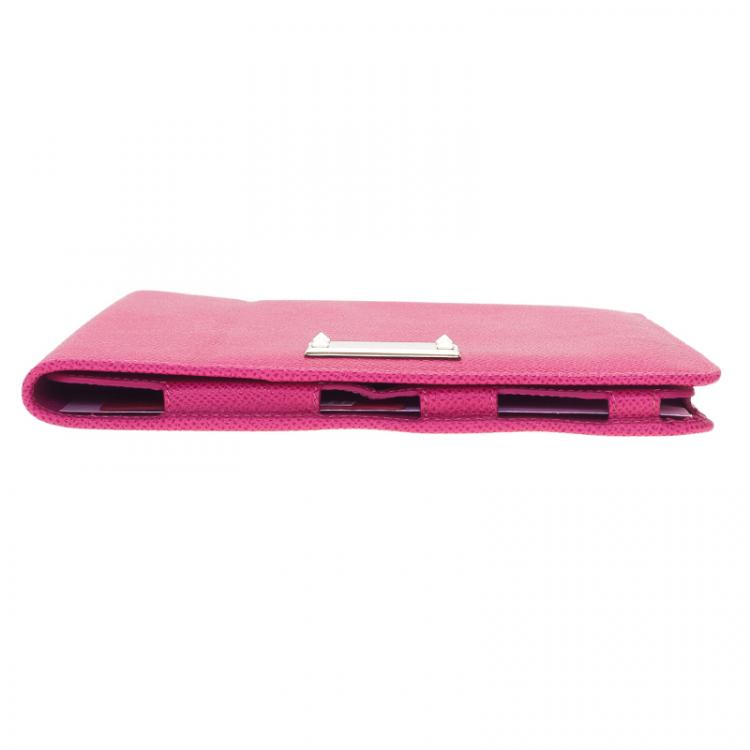 Pre Owned Valentino Pink Leather iPad Case