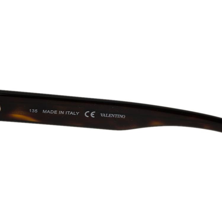 Pre Owned Valentino Brown V118S Rockstud Sunglasses