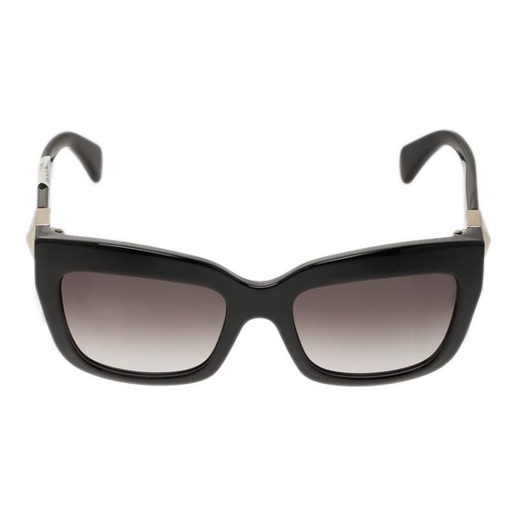 مملوكة مسبقًا Valentino Black V692S Superstud Cat Eye Sunglasses