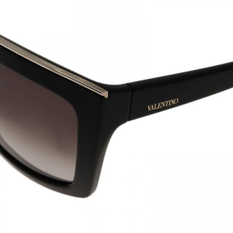 Pre Owned Valentino Tortoise 674S Square Sunglasses