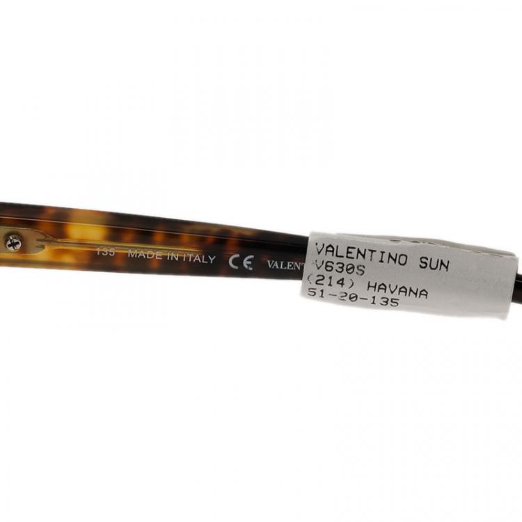 Pre Owned Valentino Tortoise 630S Sunglasses