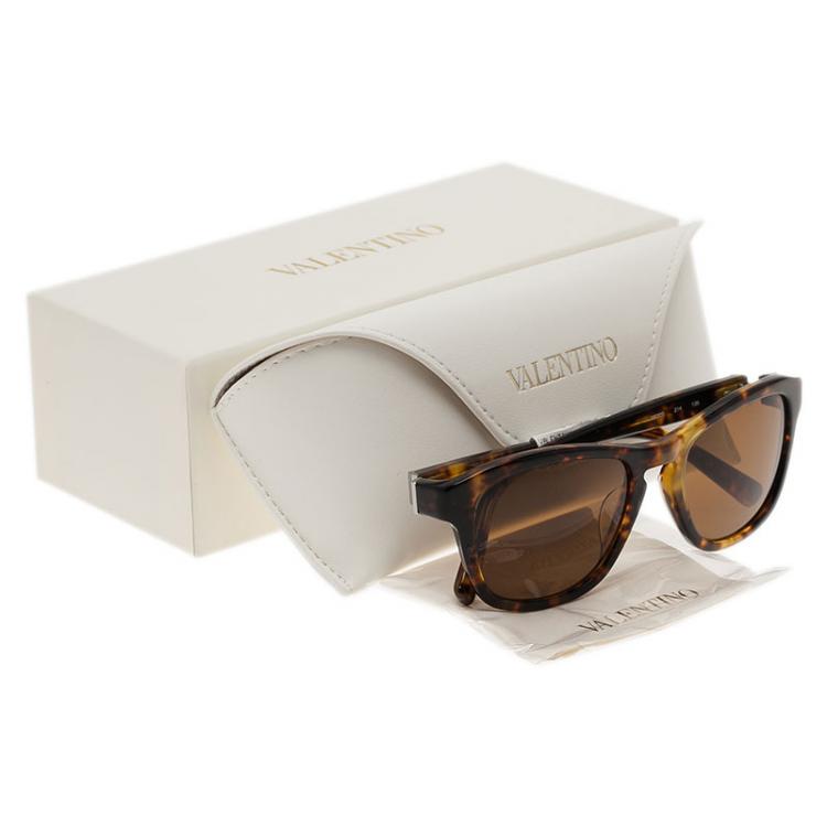 Pre Owned Valentino Tortoise 630S Sunglasses