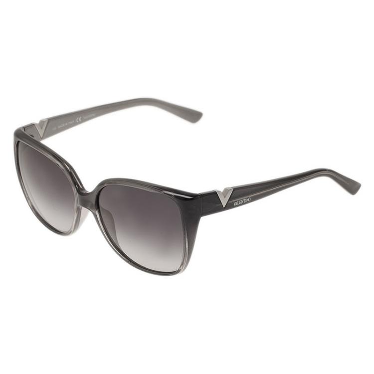 مملوكة مسبقًا Valentino Pearl V624S Oversized Cat Eye Sunglasses