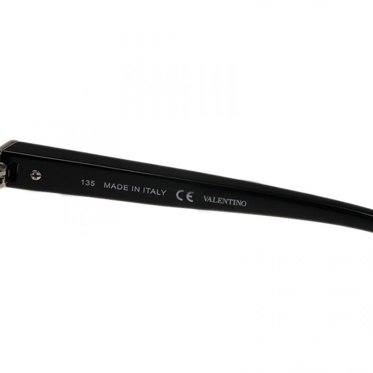 Pre Owned Valentino Green Tortoise Frame 652S Round Sunglasses