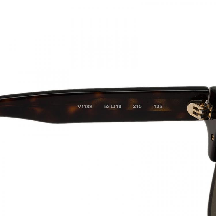 Pre Owned Valentino Black V118S Rockstud Sunglasses