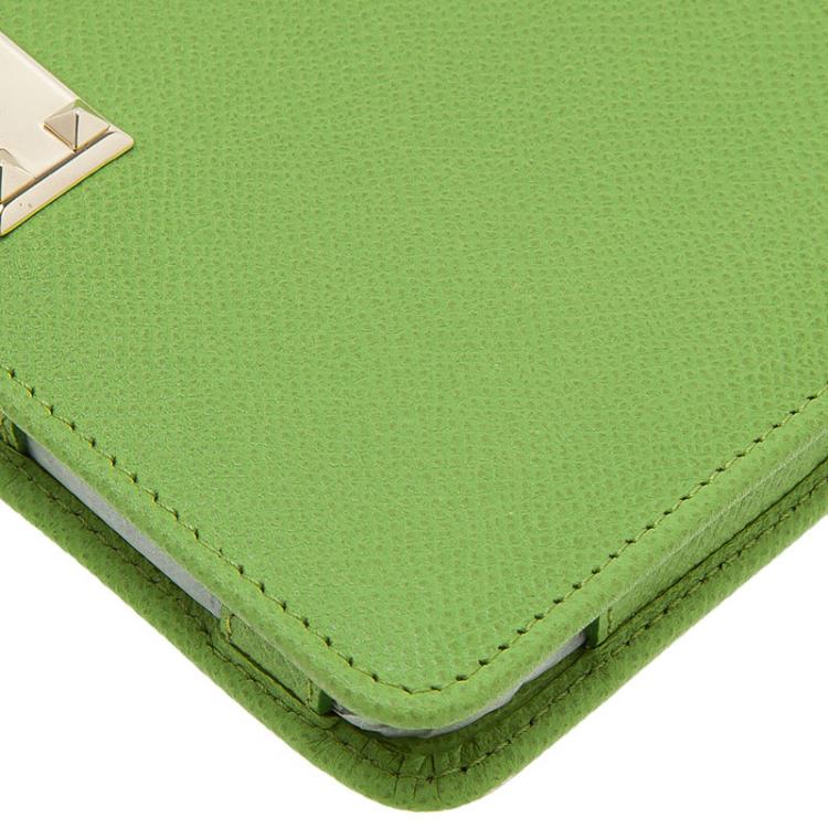 Pre Owned Valentino Green Leather iPad Case