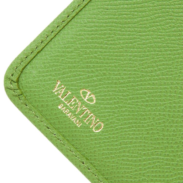 Pre Owned Valentino Green Leather iPad Case