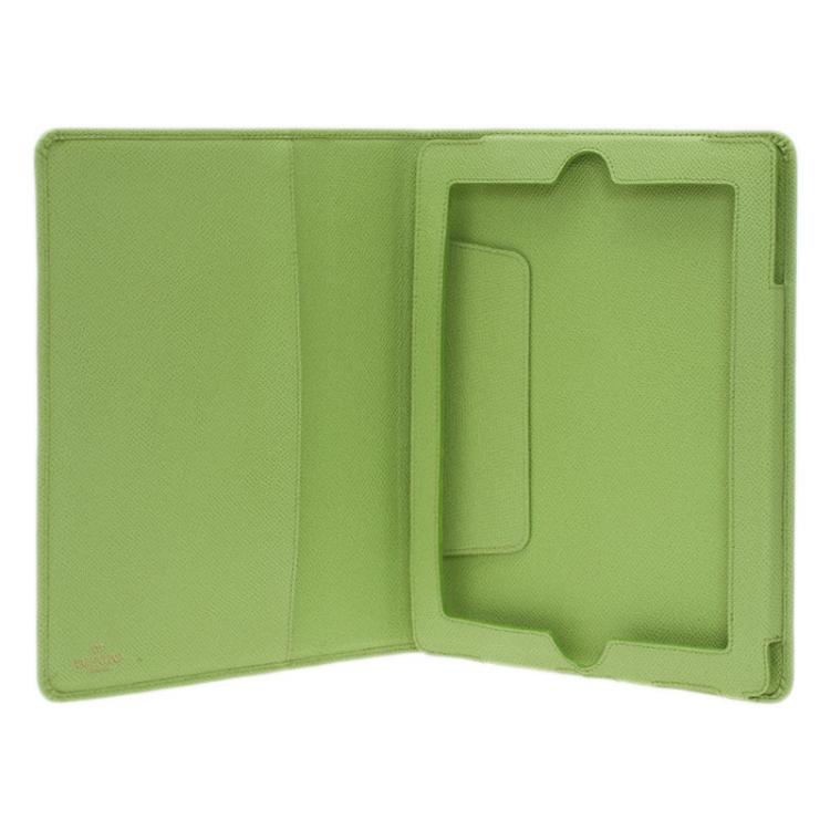 Pre Owned Valentino Green Leather iPad Case