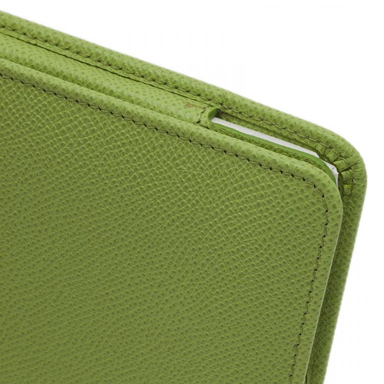 Pre Owned Valentino Green Leather iPad Case