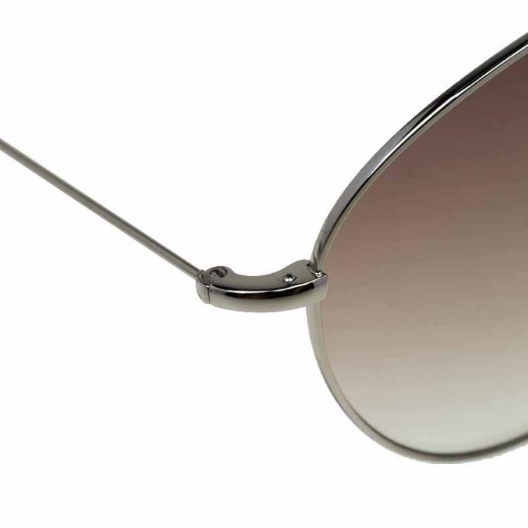 Pre Owned Valentino Tortoise and Silver V122S Aviator Sunglasses
