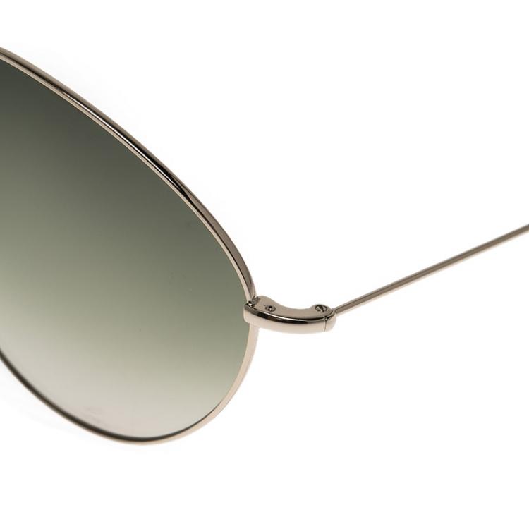 Pre Owned Valentino Brown and Silver V122S Aviator Sunglasses