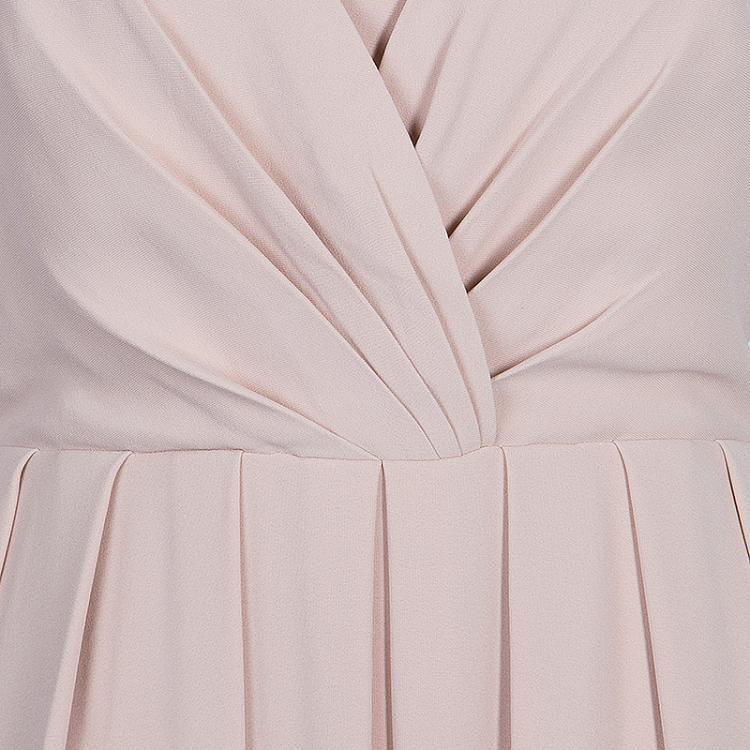 Pre Owned Valentino Nude Evening Gown M