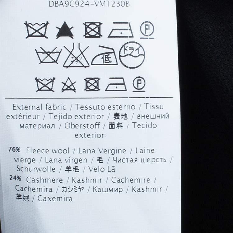 Pre Owned Valentino Black Embroidered Cardigan L