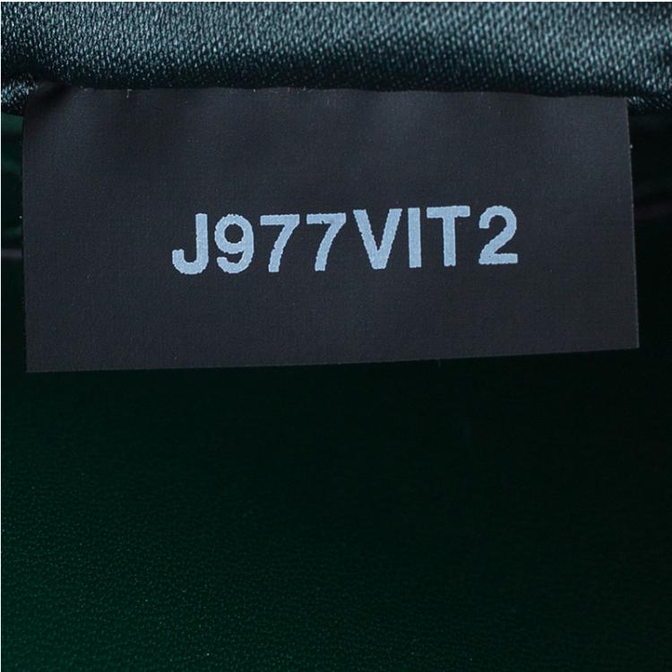 Pre Owned Valentino Green Leather My Rockstud Single Handle Satchel