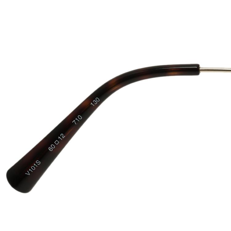 Pre Owned Valentino Silver V101S Aviator Sunglasses