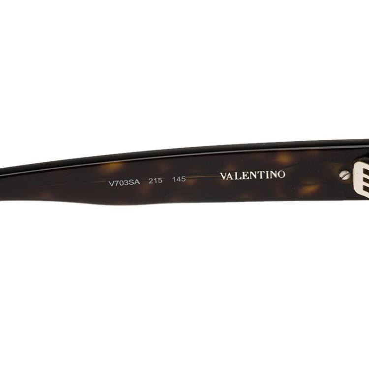 Pre Owned Valentino Brown V703S Wayfarers