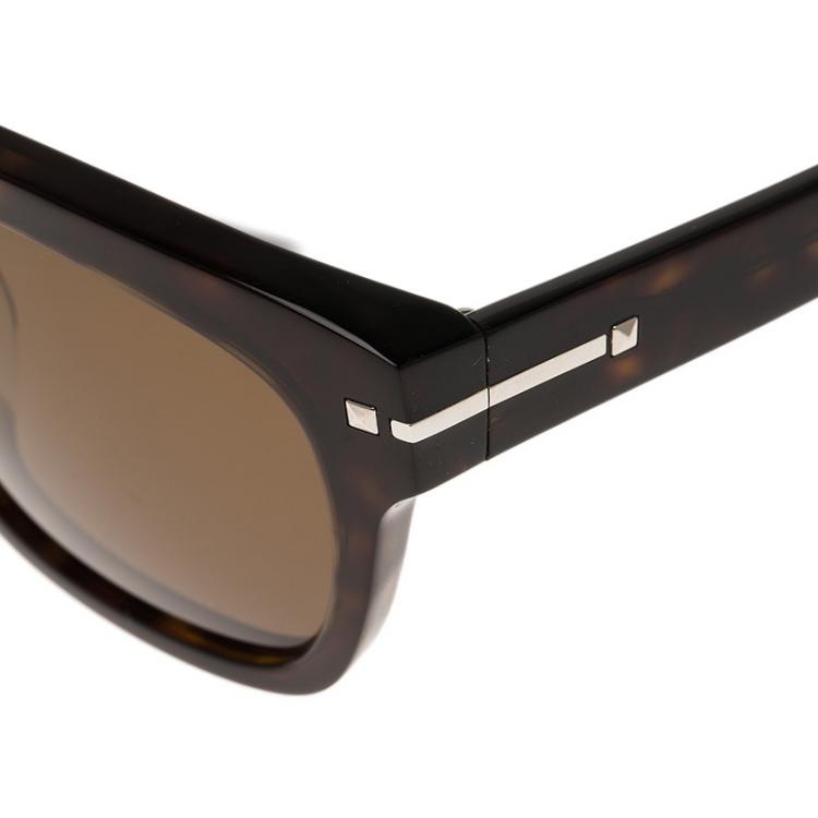 Pre Owned Valentino Brown V703S Wayfarers