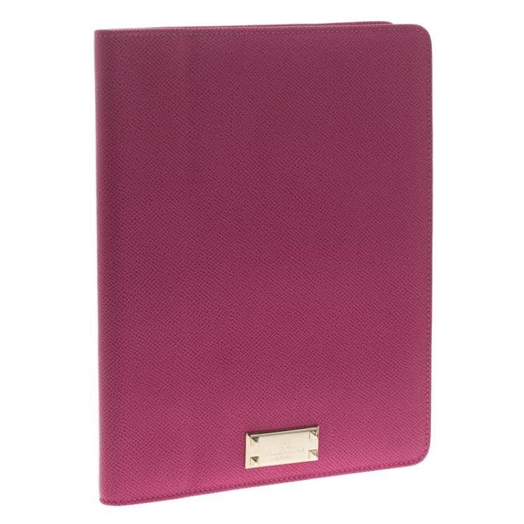 Pre Owned Valentino Pink Leather iPad Case