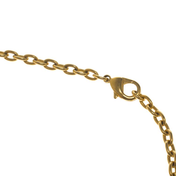 Pre Owned Valentino Lady Bug Pendant Necklace