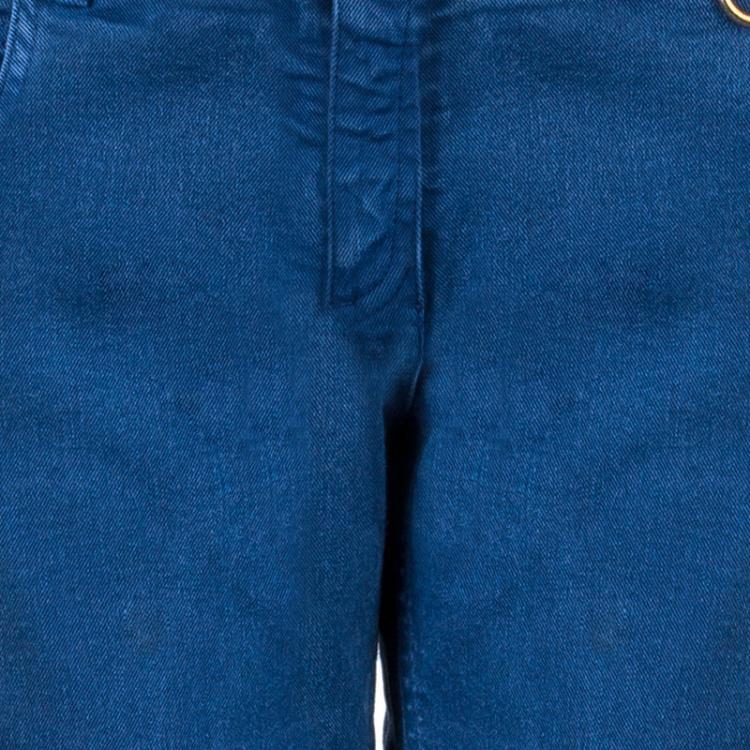 Pre Owned Valentino Blue Denim Jeans M