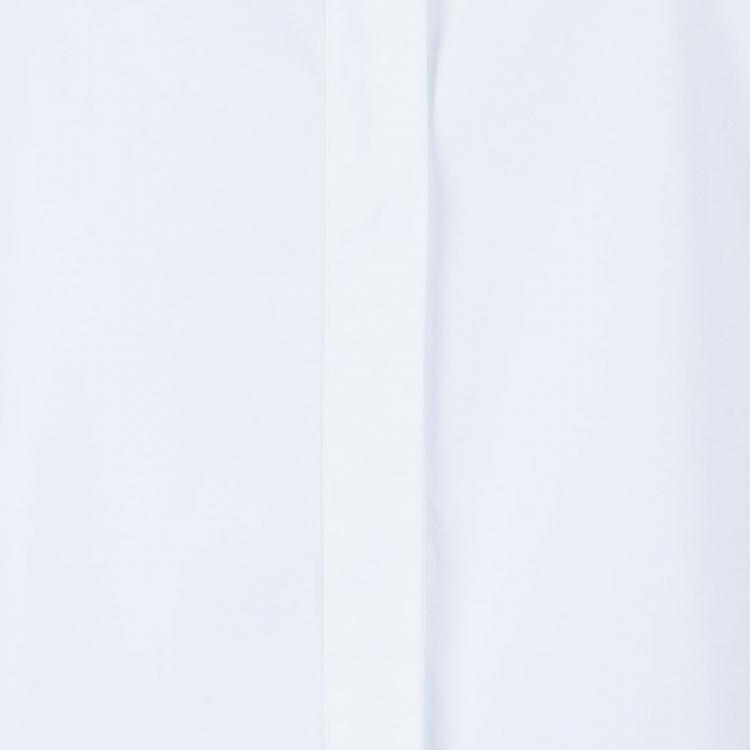 Pre Owned Valentino White Lace Trim Shirt M