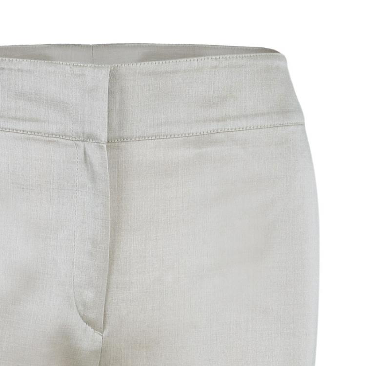 Pre Owned Valentino Beige Tailored Trousers M
