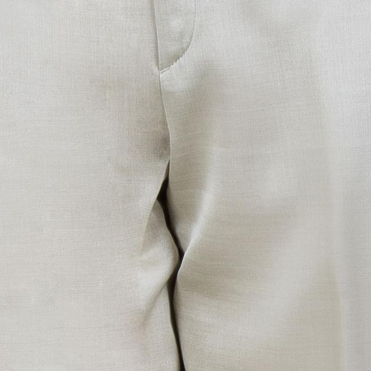 Pre Owned Valentino Beige Tailored Trousers M