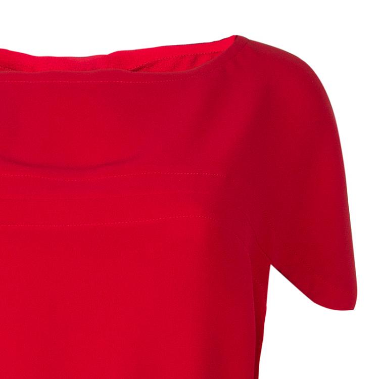 Pre Owned Valentino Red Cocoon Top M