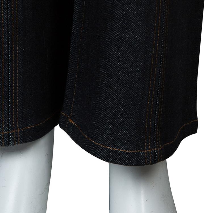 Pre Owned Valentino Indigo Dark Wash Denim Jeans M