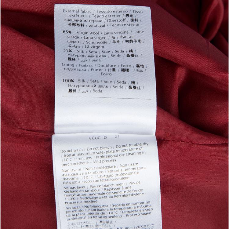 Pre Owned Valentino Red Bow Detail Sleeveless Shift Dress S