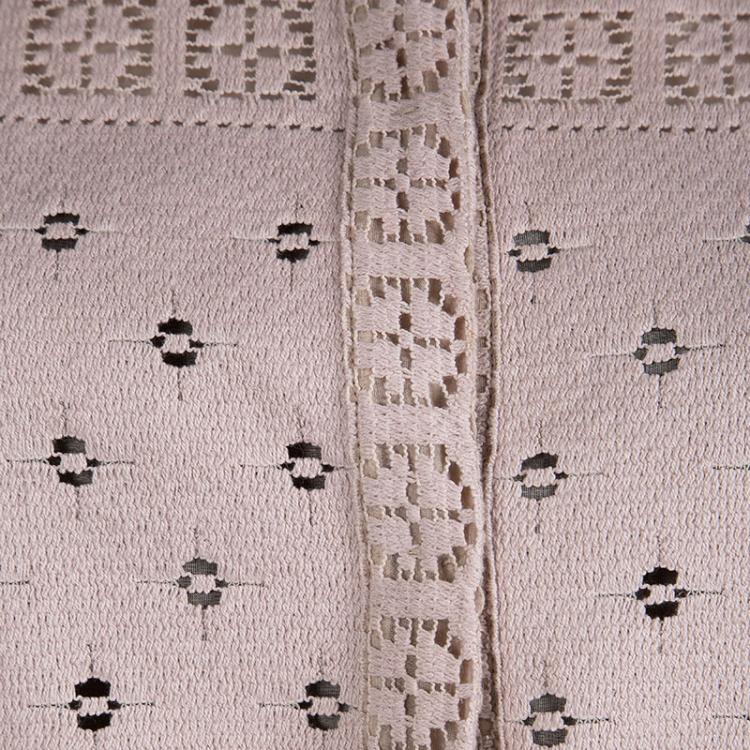 Pre Owned Valentino Pastel Pink Cut Out Detail Cropped Jacket L