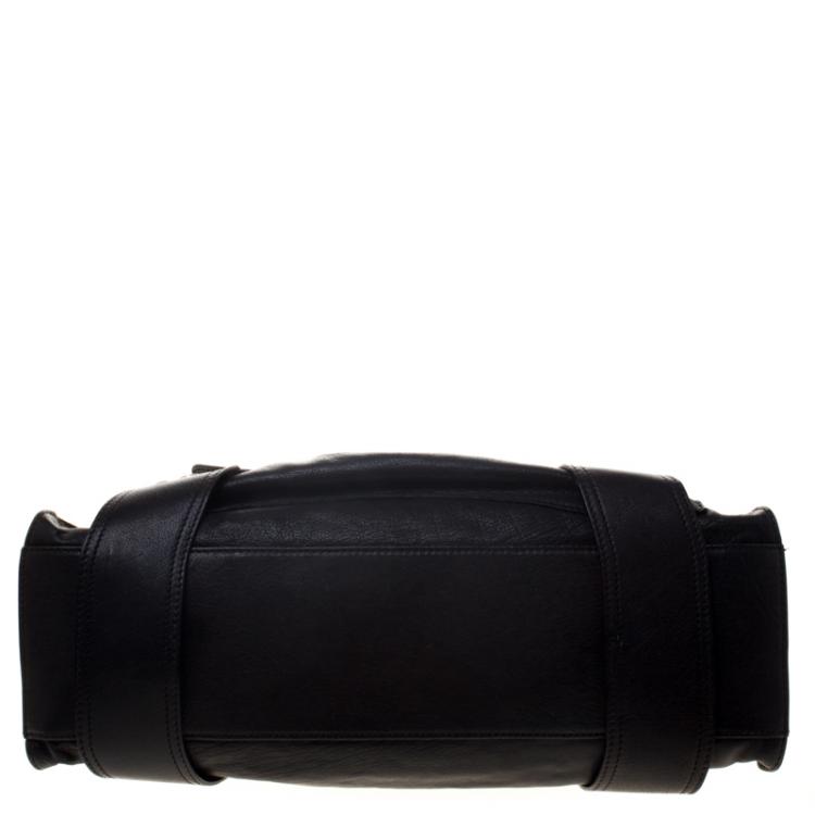 Pre Owned Valentino Black Leather Satchel