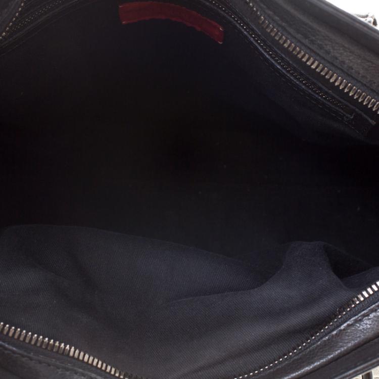 Pre Owned Valentino Black Leather Satchel