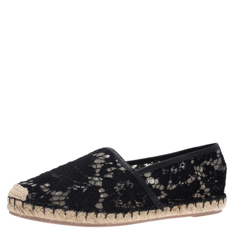 Valentino shop lace espadrilles