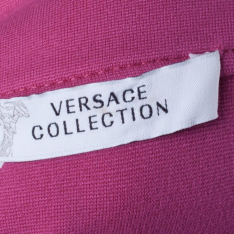 Pre Owned Versace Fuschia Flare Dress M