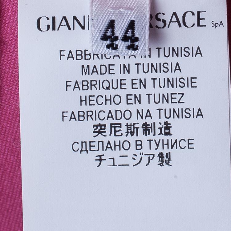 Pre Owned Versace Fuschia Flare Dress M