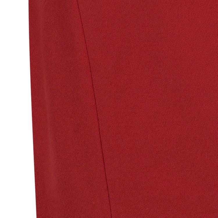 Pre Owned Versace Collection Red Pencil Skirt M