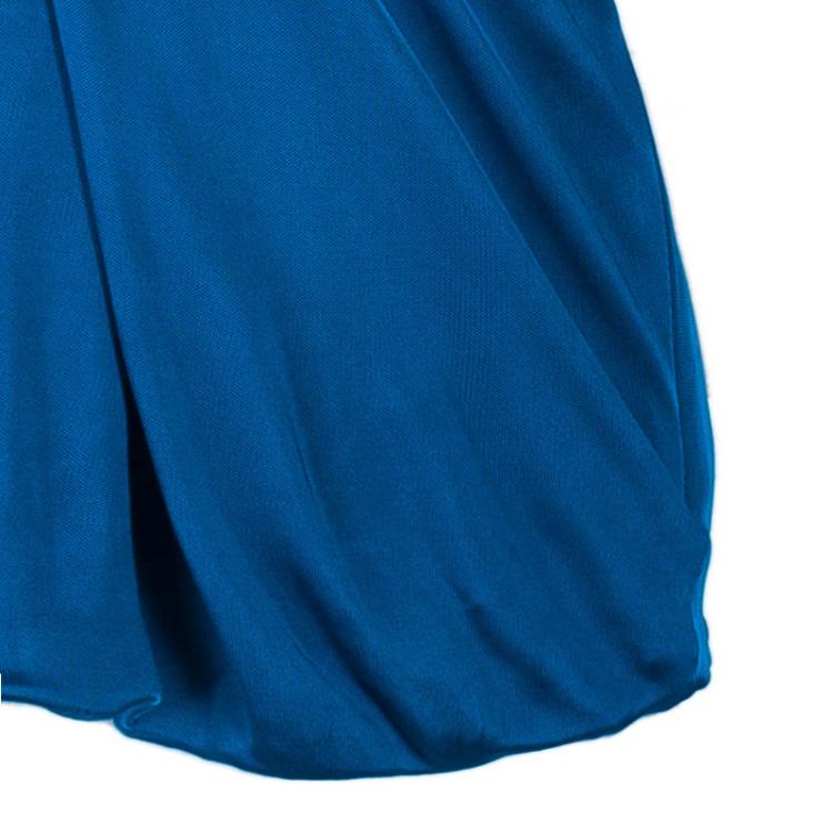 Pre Owned Versace Blue Sleeveless Stretch Top M