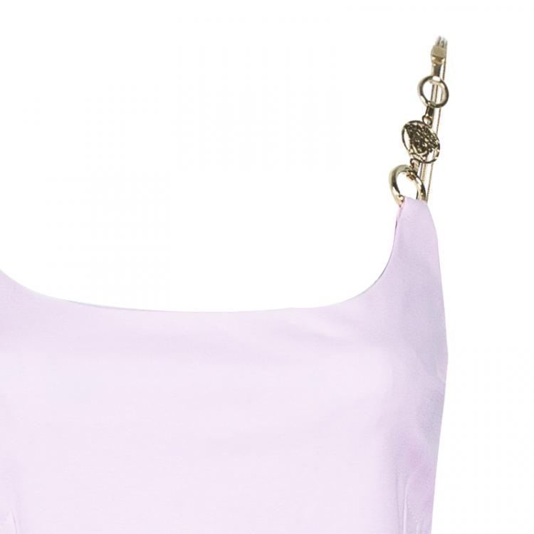 Pre Owned Versace Blush Pink Sleeveless Dress M
